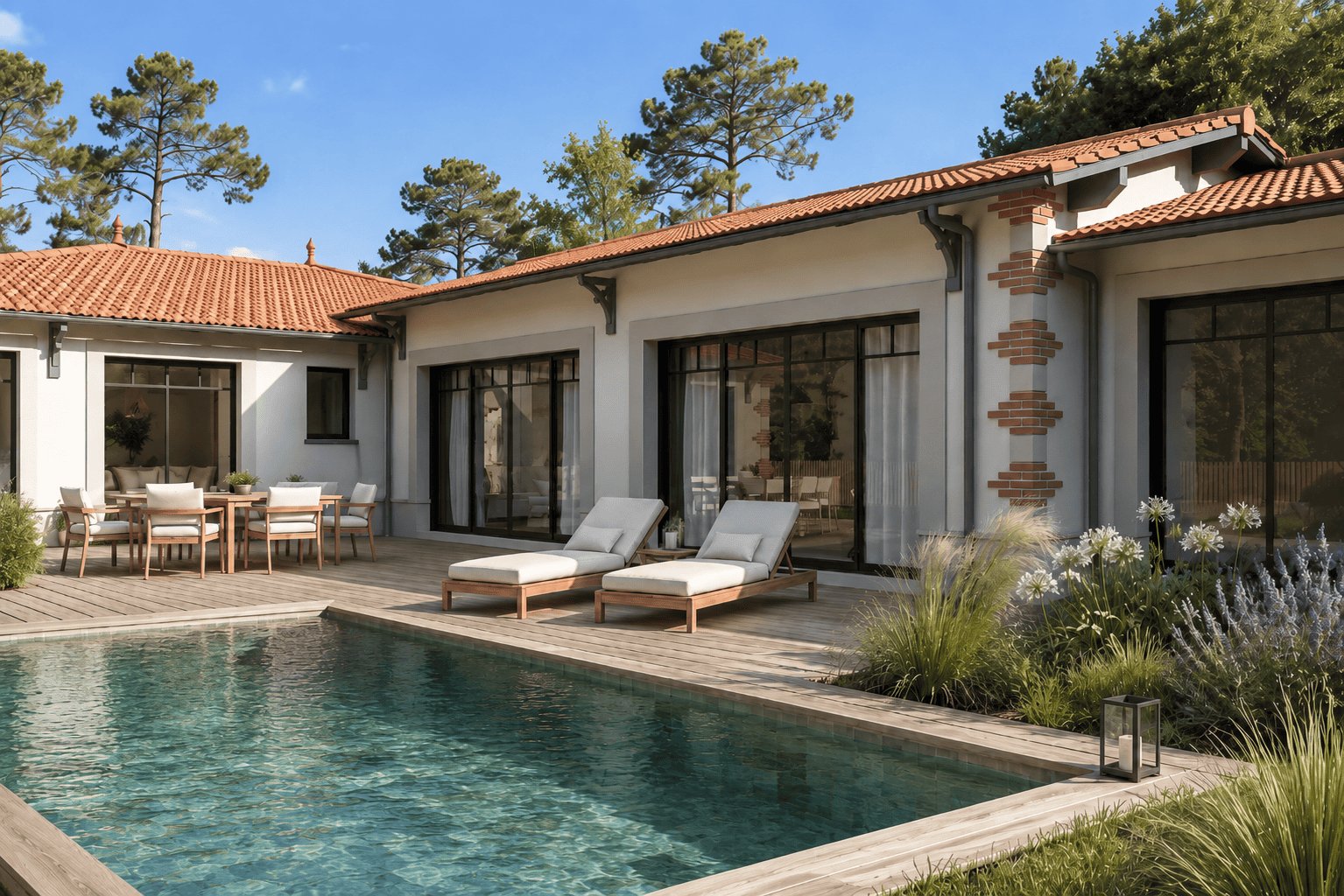 maison style arcachonnaise